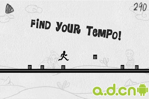 【免費體育競技App】火柴人跳跃 Doodle Runner-APP點子