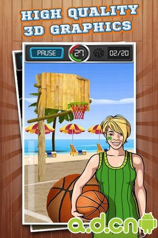 免費下載體育競技APP|3D投篮大赛 Basketball Shots 3D app開箱文|APP開箱王